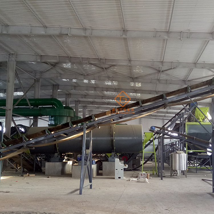 有機(jī)肥回轉(zhuǎn)式烘干爐時(shí)產(chǎn)70噸工藝流程及廠家報(bào)價(jià)多少錢